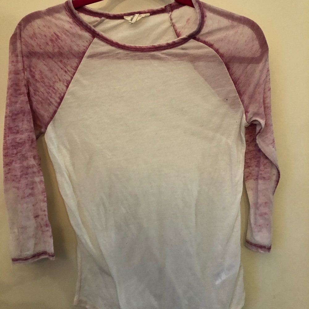 Girly baseball T-shirt size small